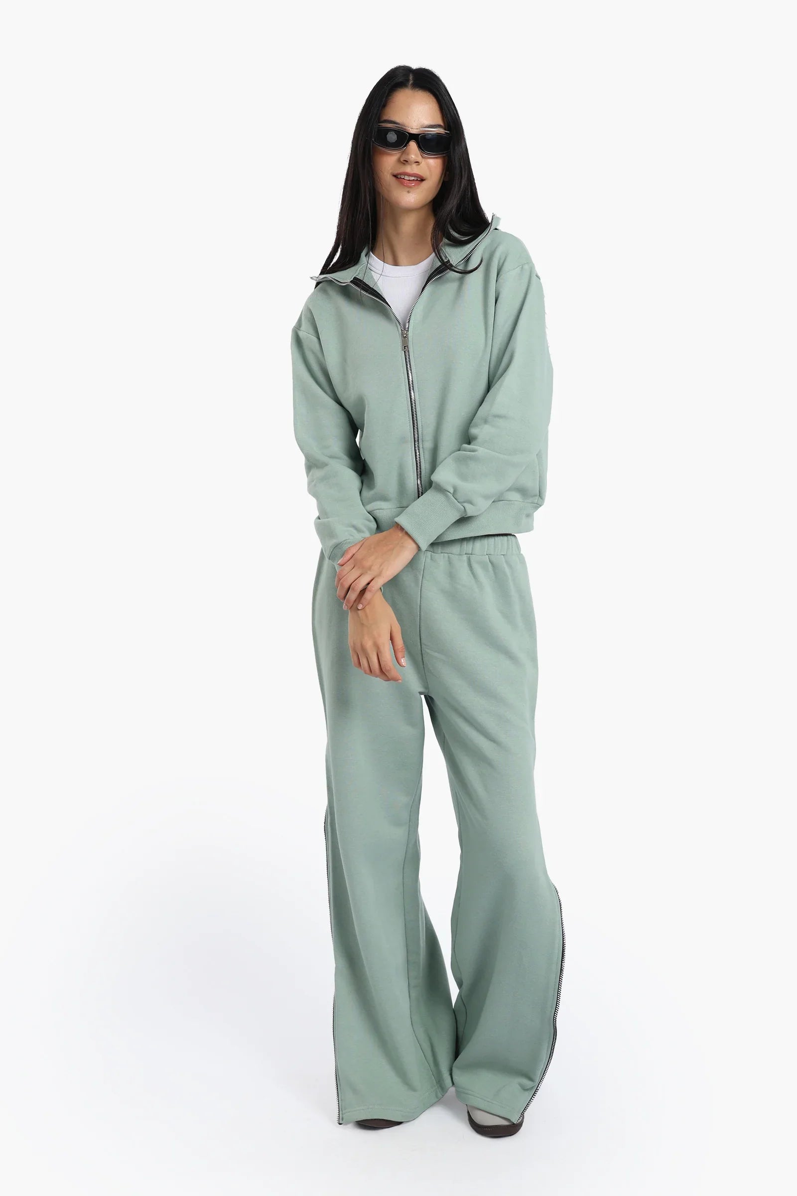 Side Zippers Lounge Pants