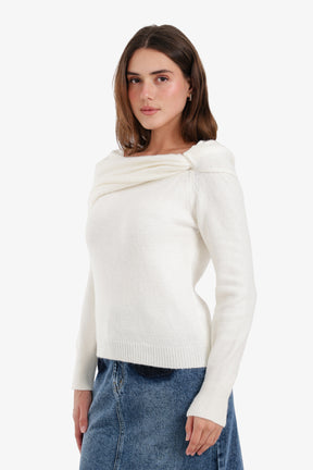 Classic Cowl Neck Pullover