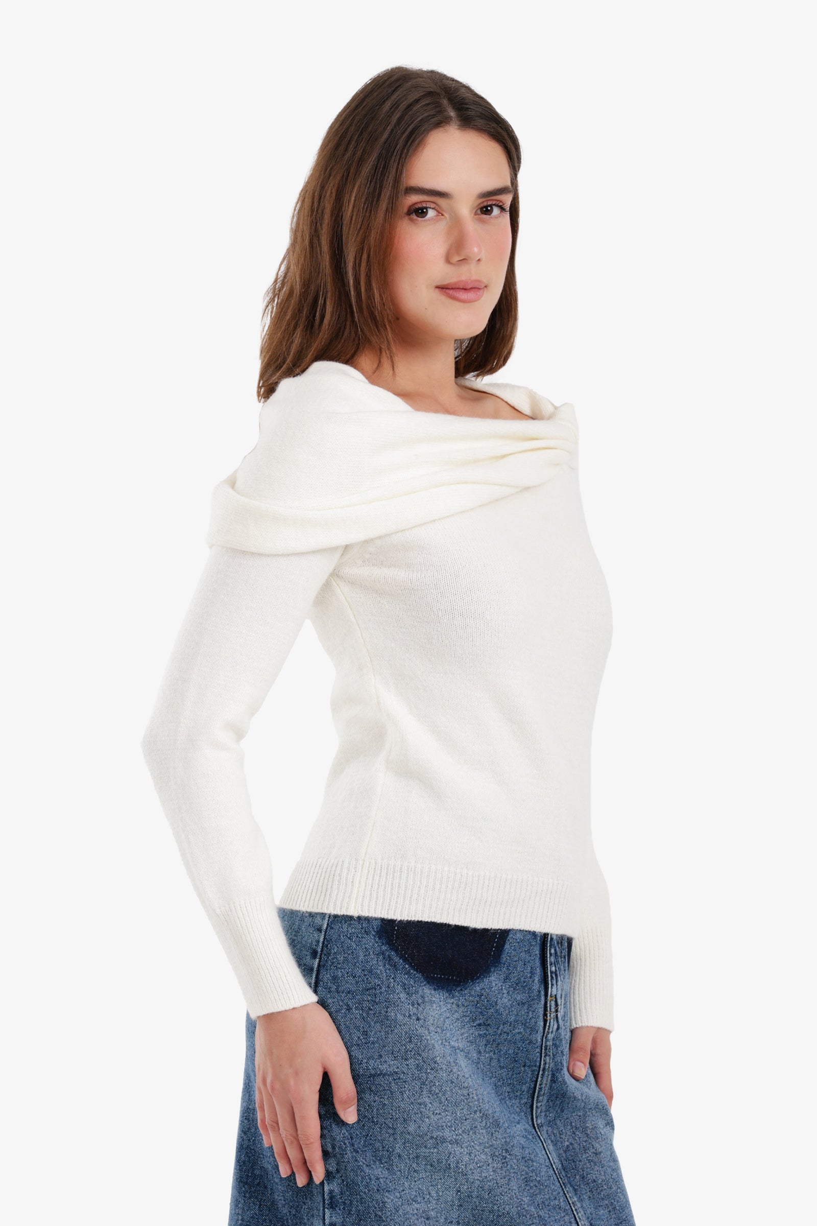 Classic Cowl Neck Pullover