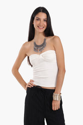 Gathered Front Detail Top