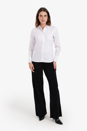 Turned-Down Collar Shirt