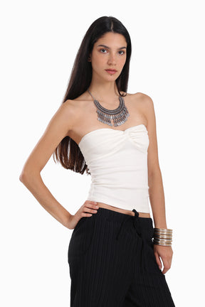 Gathered Front Detail Top