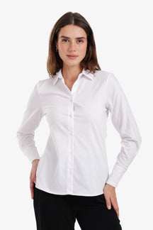 Turned-Down Collar Shirt
