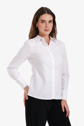 Turned-Down Collar Shirt