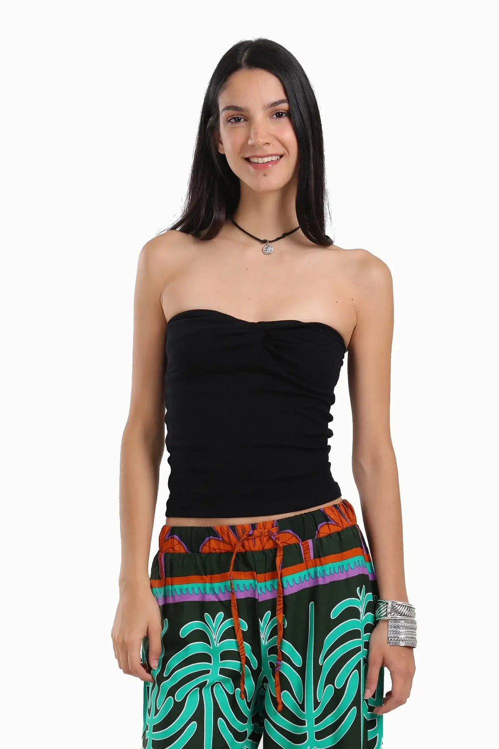 Gathered Front Detail Top