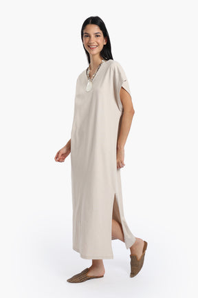 Lounge Dress with Side Slits