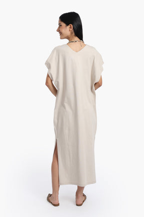 Lounge Dress with Side Slits