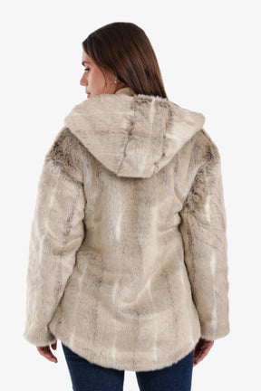 Hooded Fur Jacket