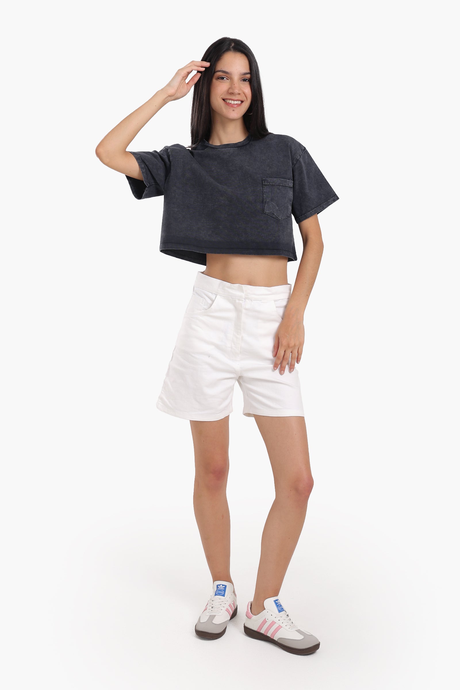 Relaxed Fit Cropped T-Shirt