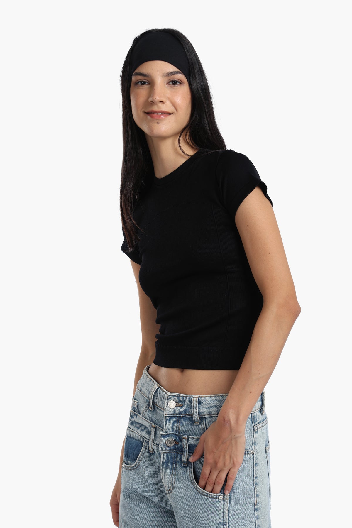 Microfiber Short Sleeves Top
