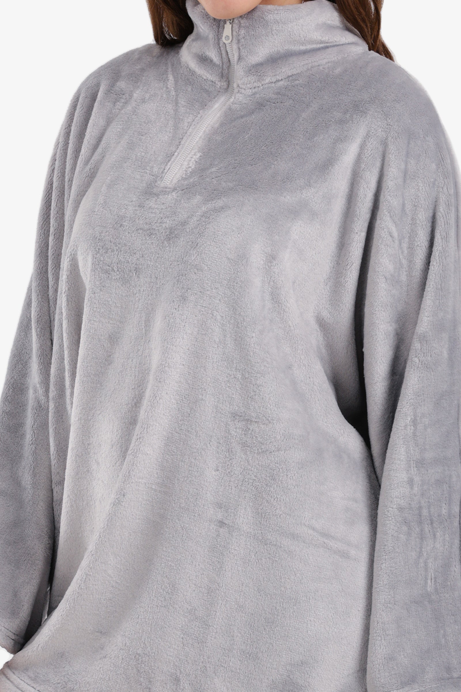 Velvet Poncho Wearable Blanket