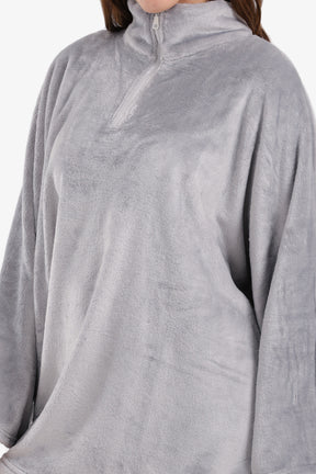 Velvet Poncho Wearable Blanket