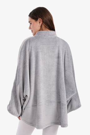 Velvet Poncho Wearable Blanket
