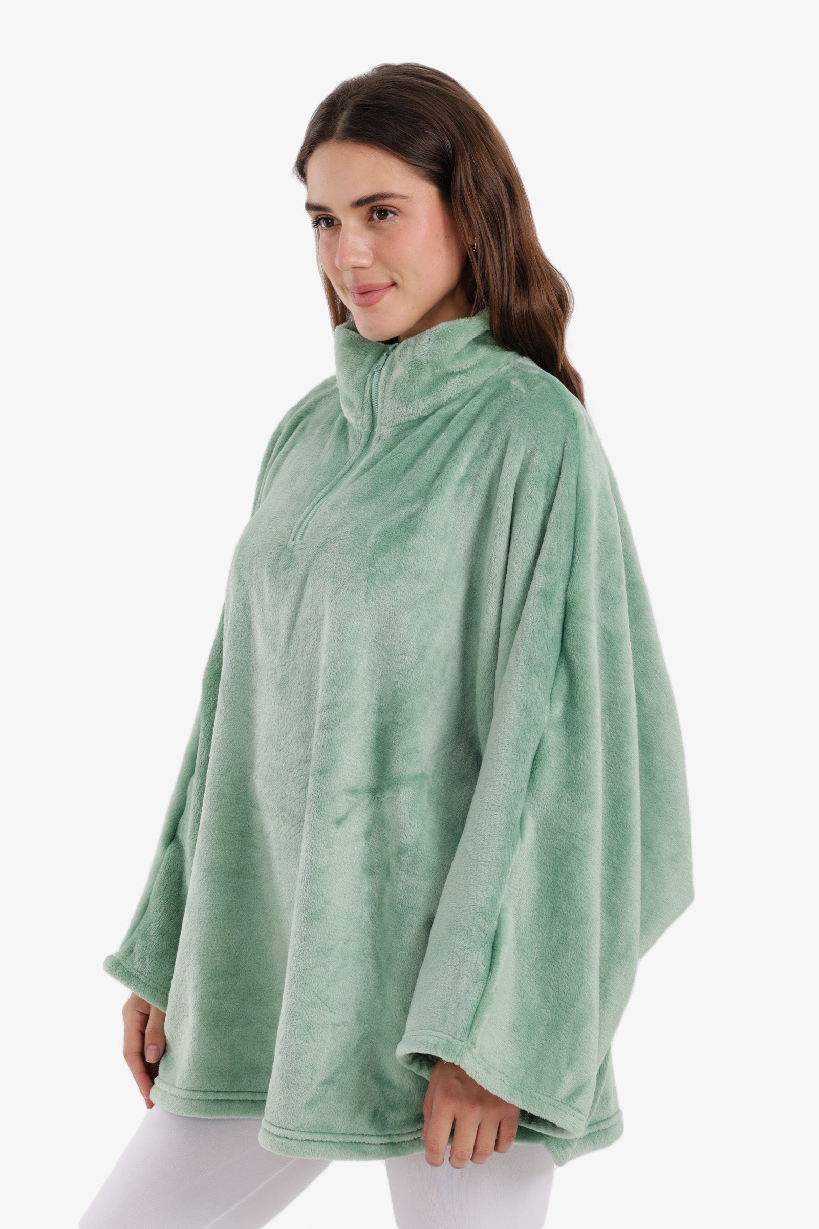 Velvet Poncho Wearable Blanket