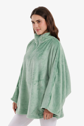 Velvet Poncho Wearable Blanket