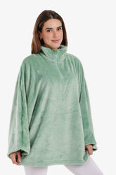 Velvet Poncho Wearable Blanket