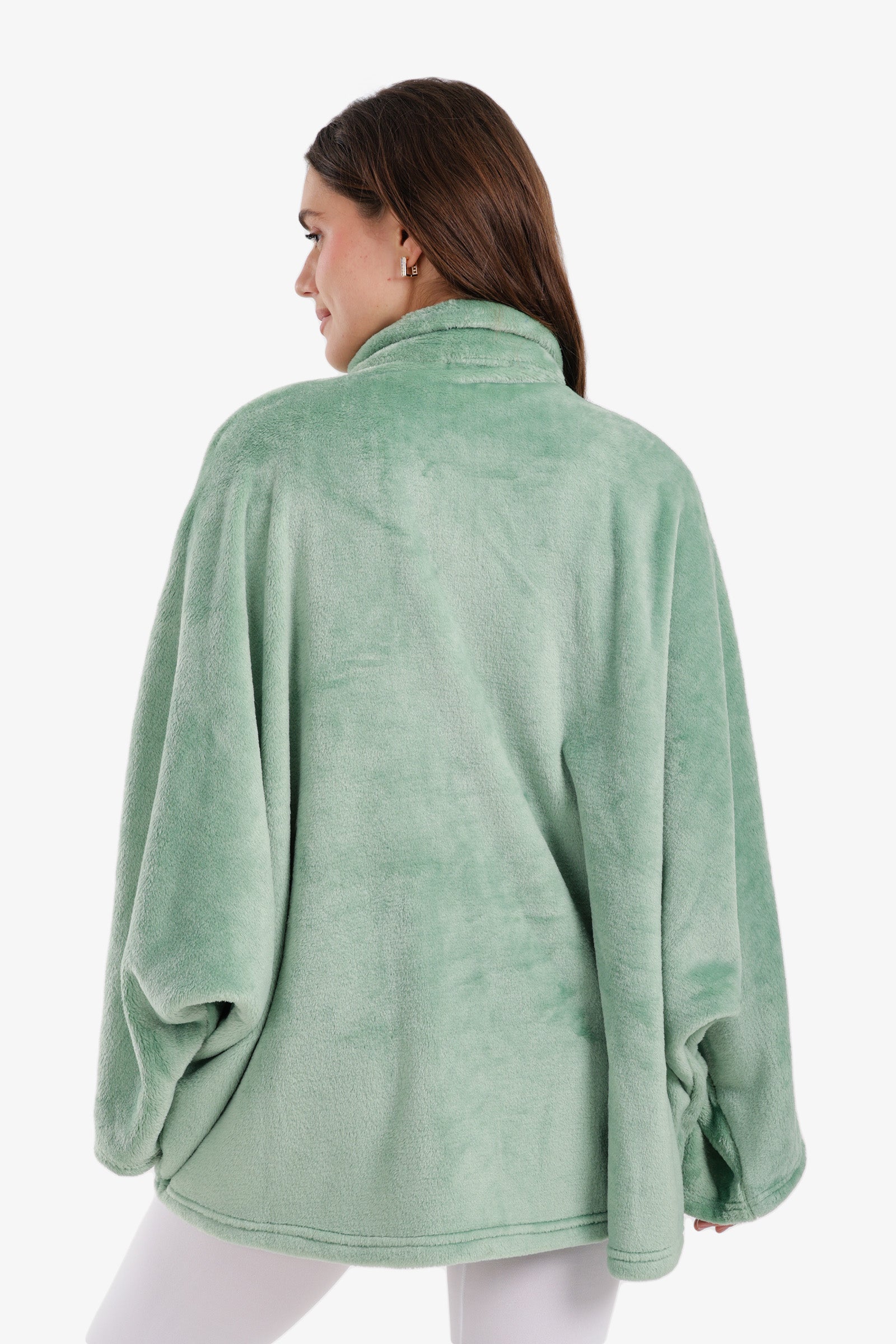 Velvet Poncho Wearable Blanket