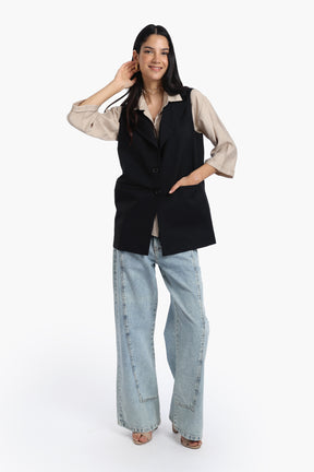 Notch Collar Vest