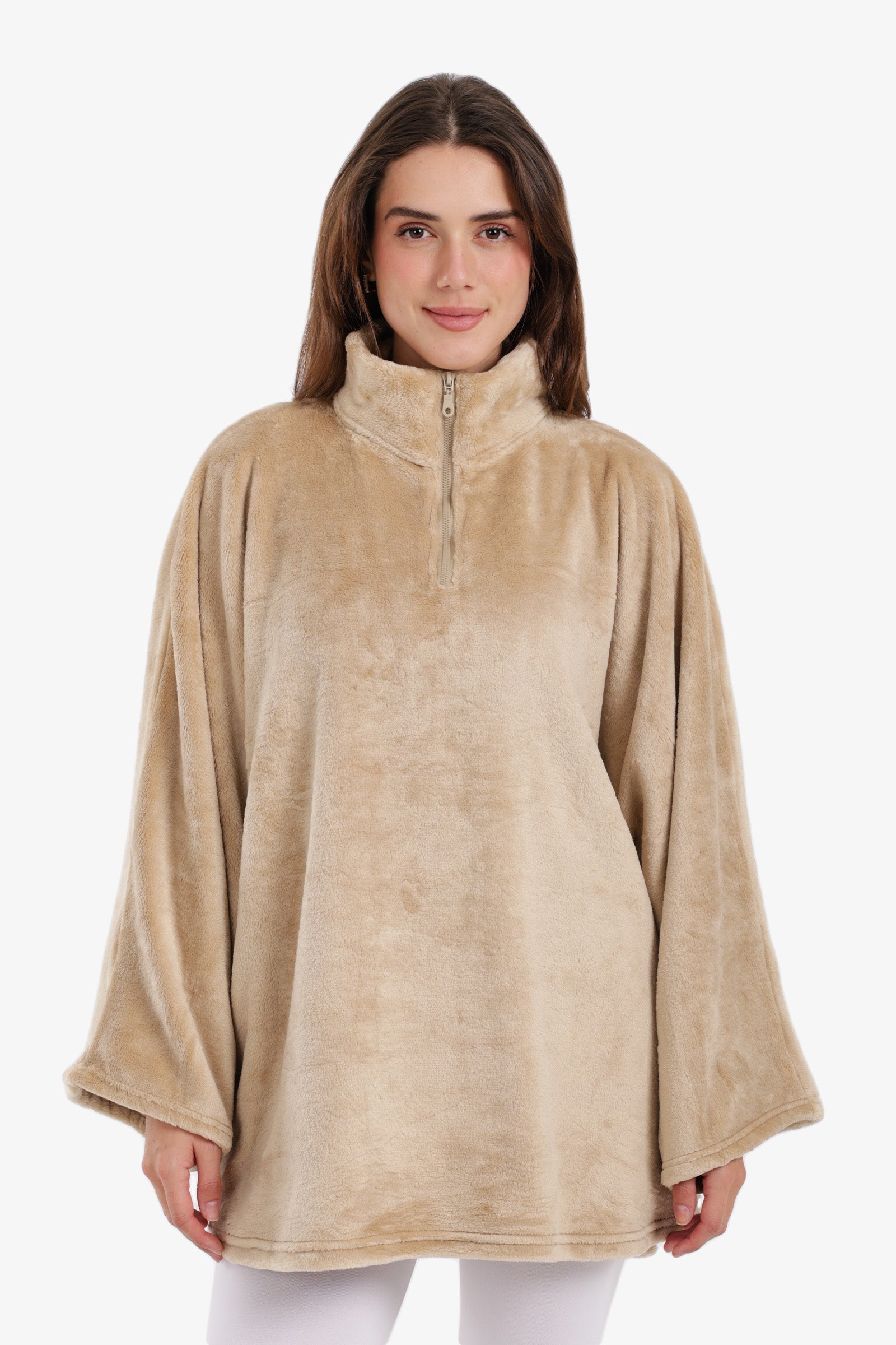 Velvet Poncho Wearable Blanket
