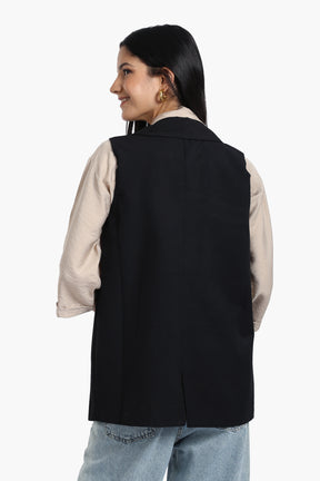 Notch Collar Vest