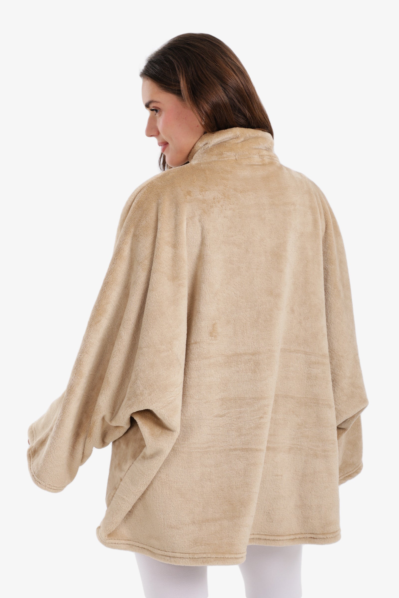 Velvet Poncho Wearable Blanket