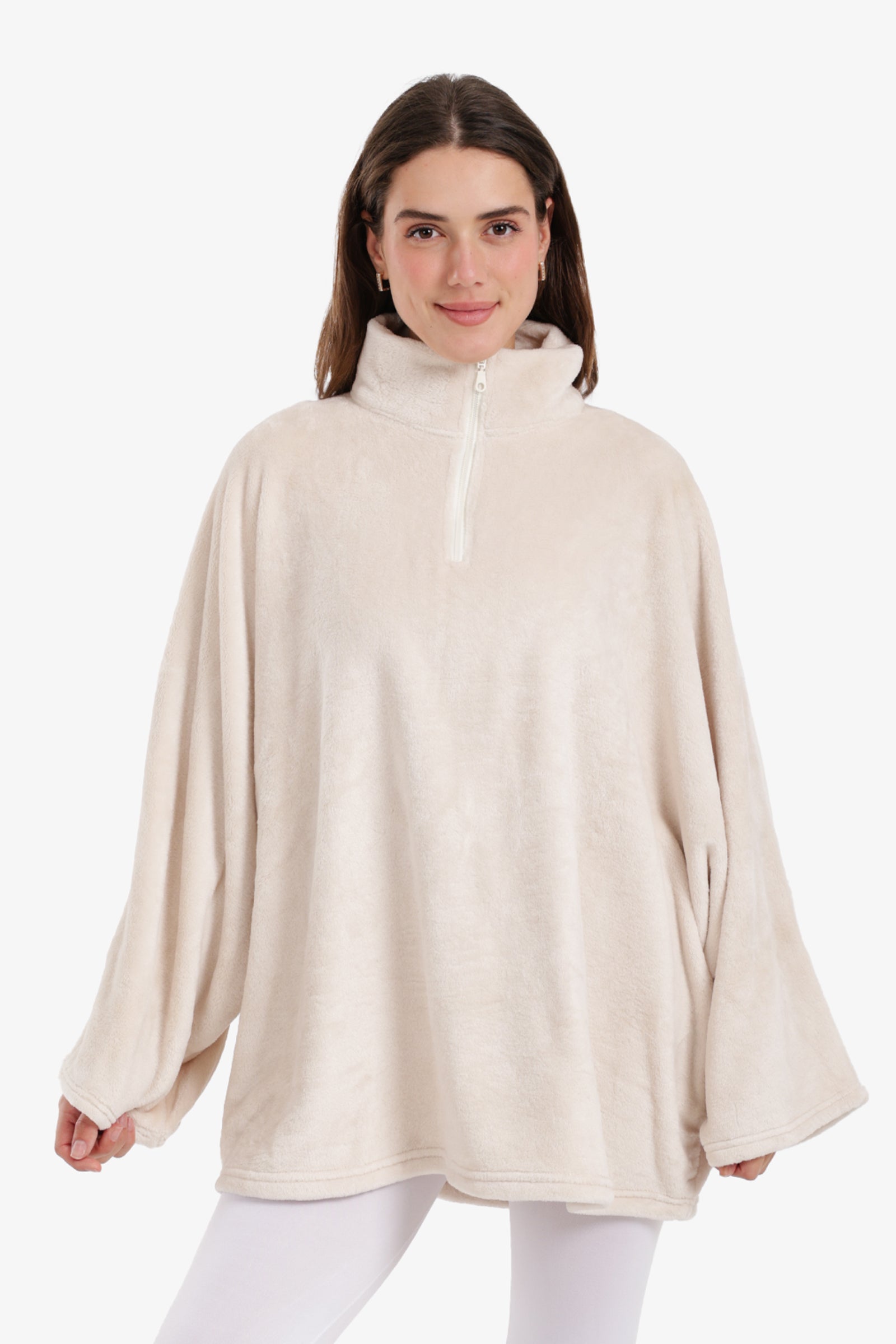 Velvet Poncho Wearable Blanket