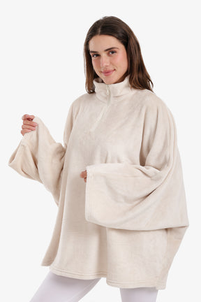 Velvet Poncho Wearable Blanket