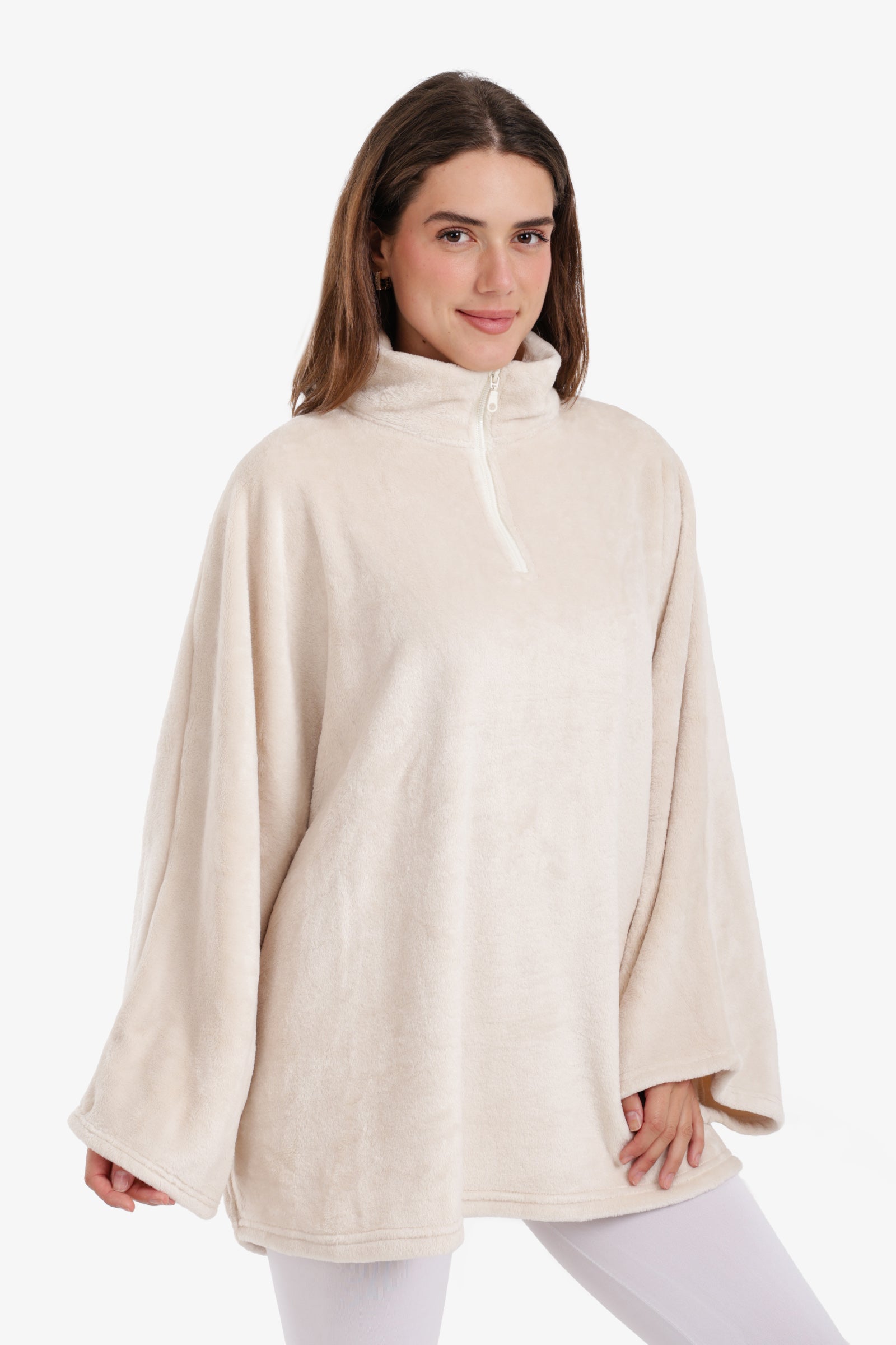 Velvet Poncho Wearable Blanket