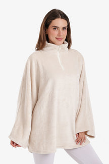 Velvet Poncho Wearable Blanket