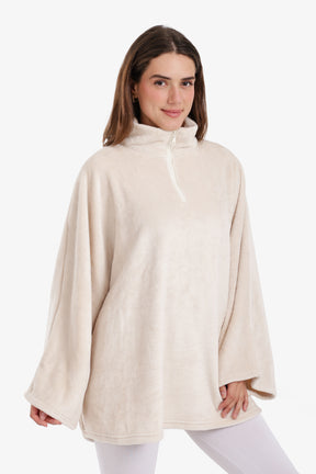 Velvet Poncho Wearable Blanket