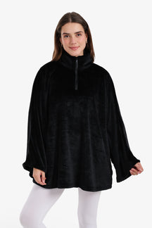 Velvet Poncho Wearable Blanket