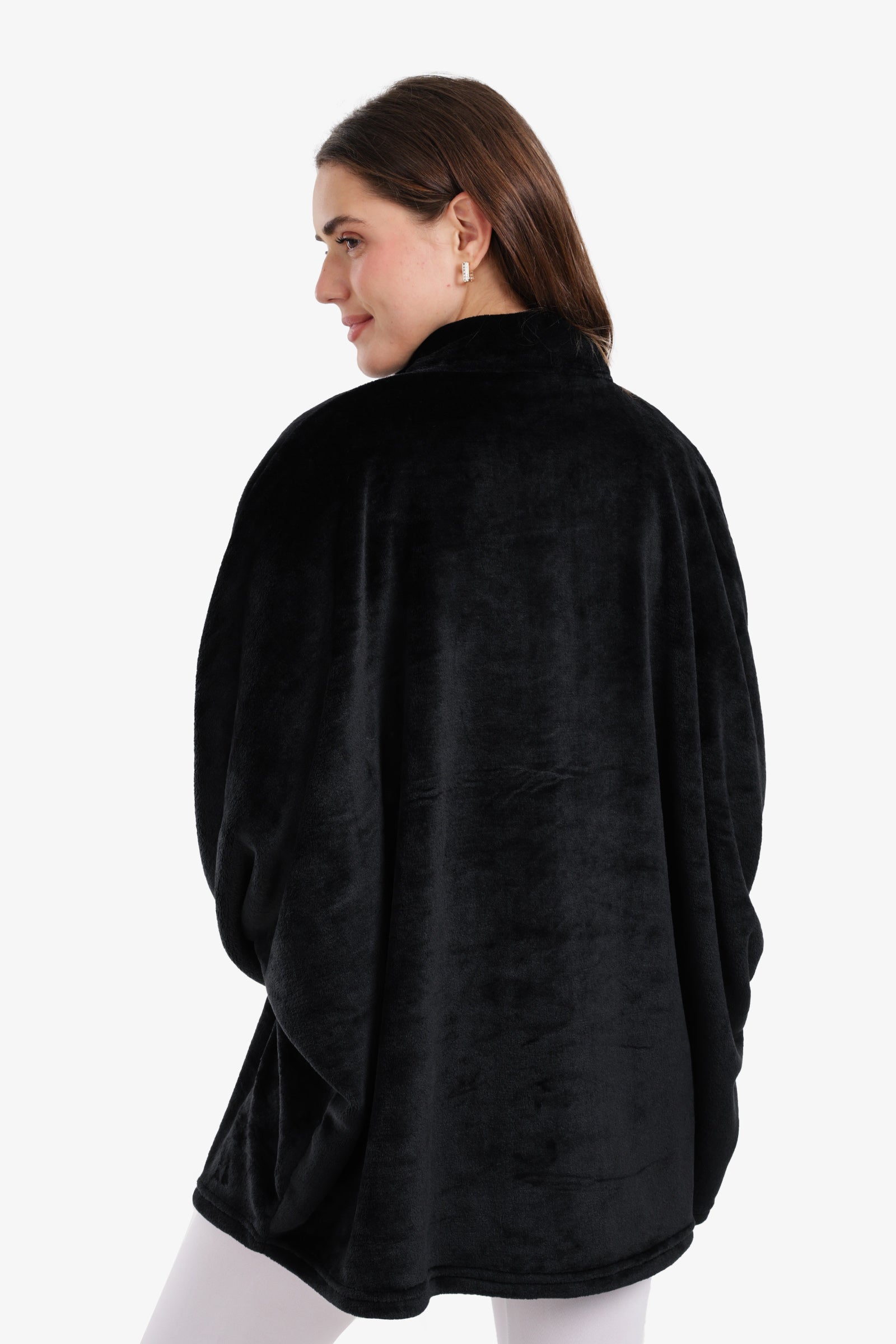 Velvet Poncho Wearable Blanket