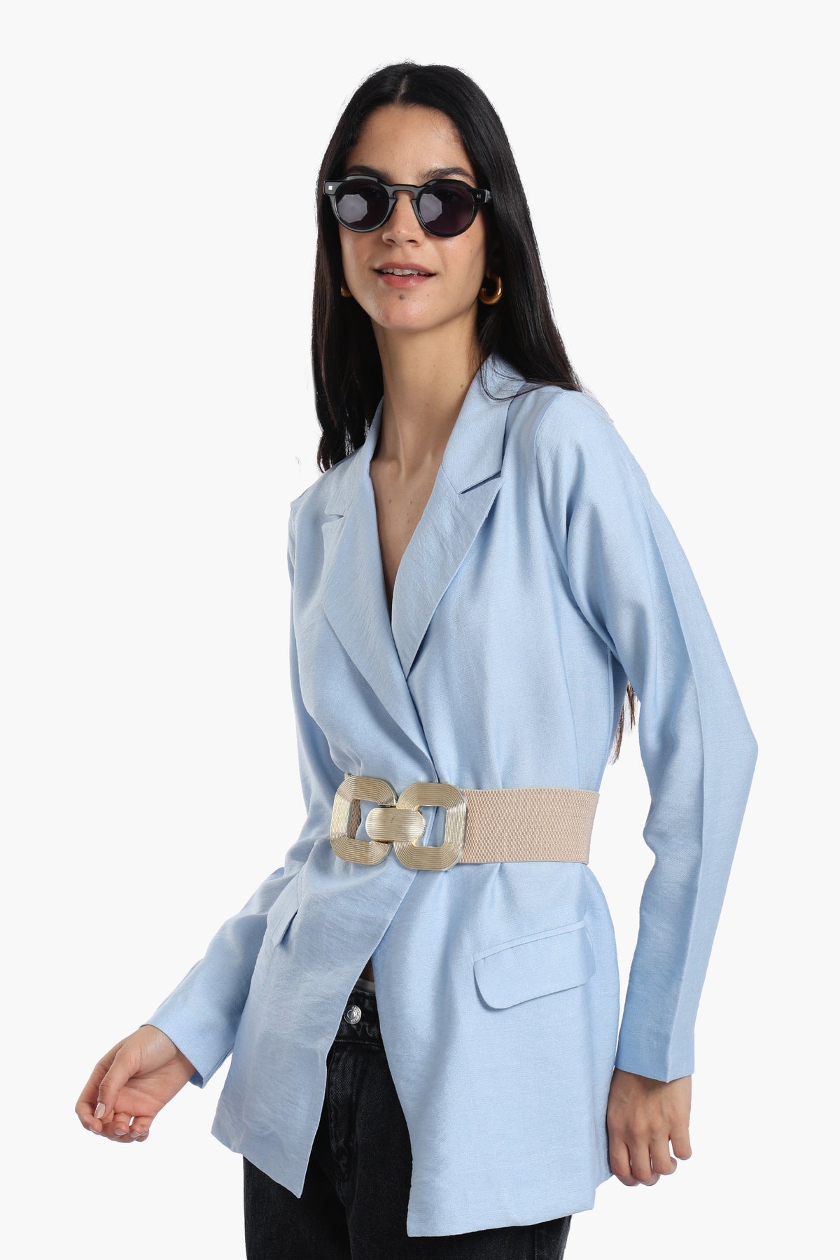 Chic Notch Collar Blazer