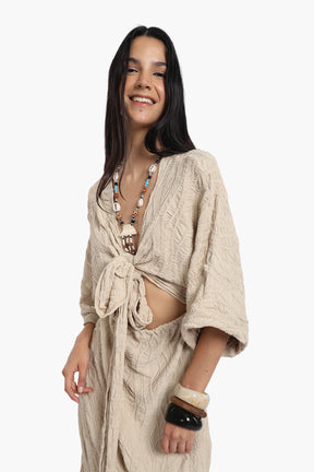 Front Cut-Out Beach Dress