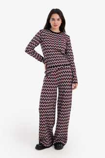 Self Pattern Lounge Pants