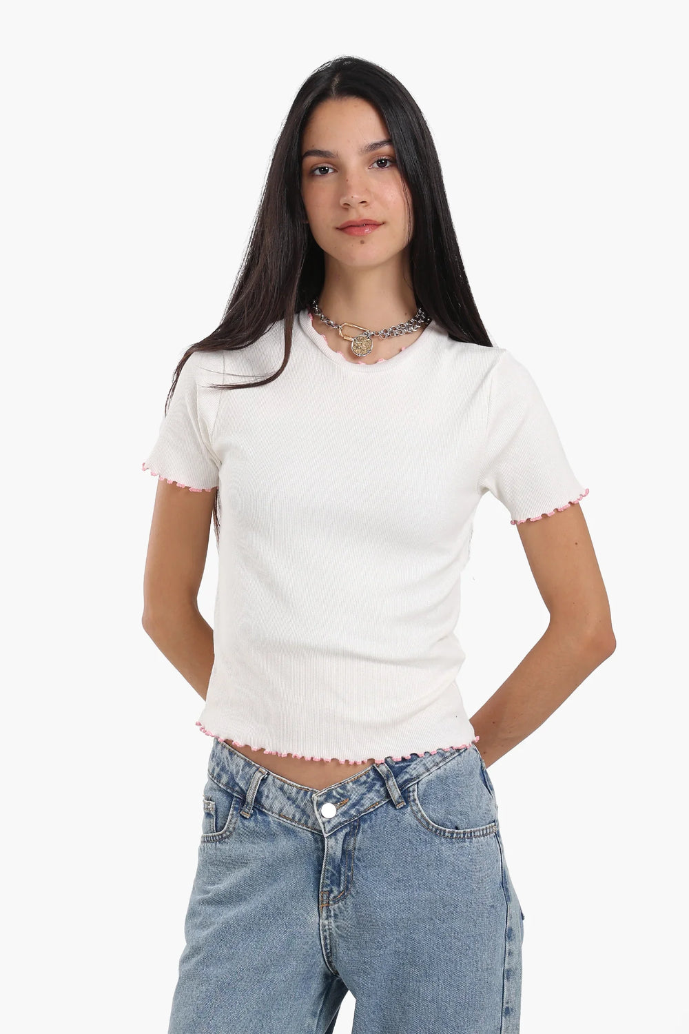 Top with Colored Edges