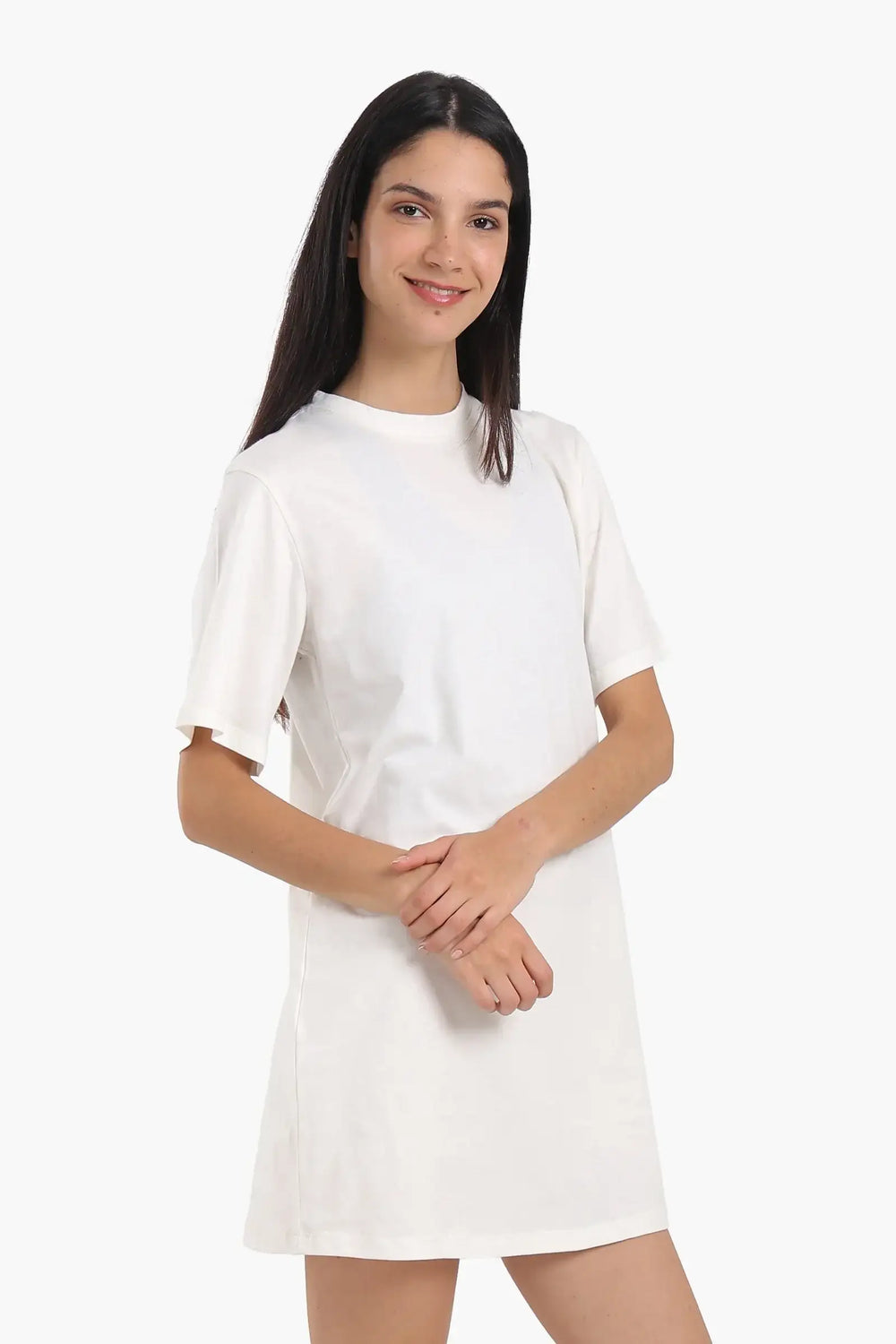 Short Sleeves Cotton Dress