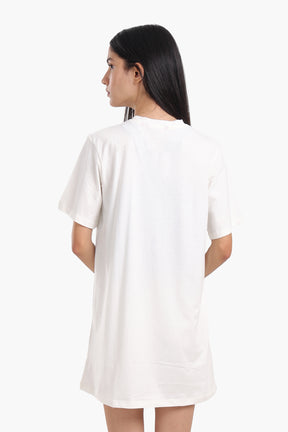 Short Sleeves Cotton Dress