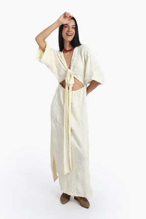 Front Cut-Out Beach Dress