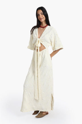 Front Cut-Out Beach Dress