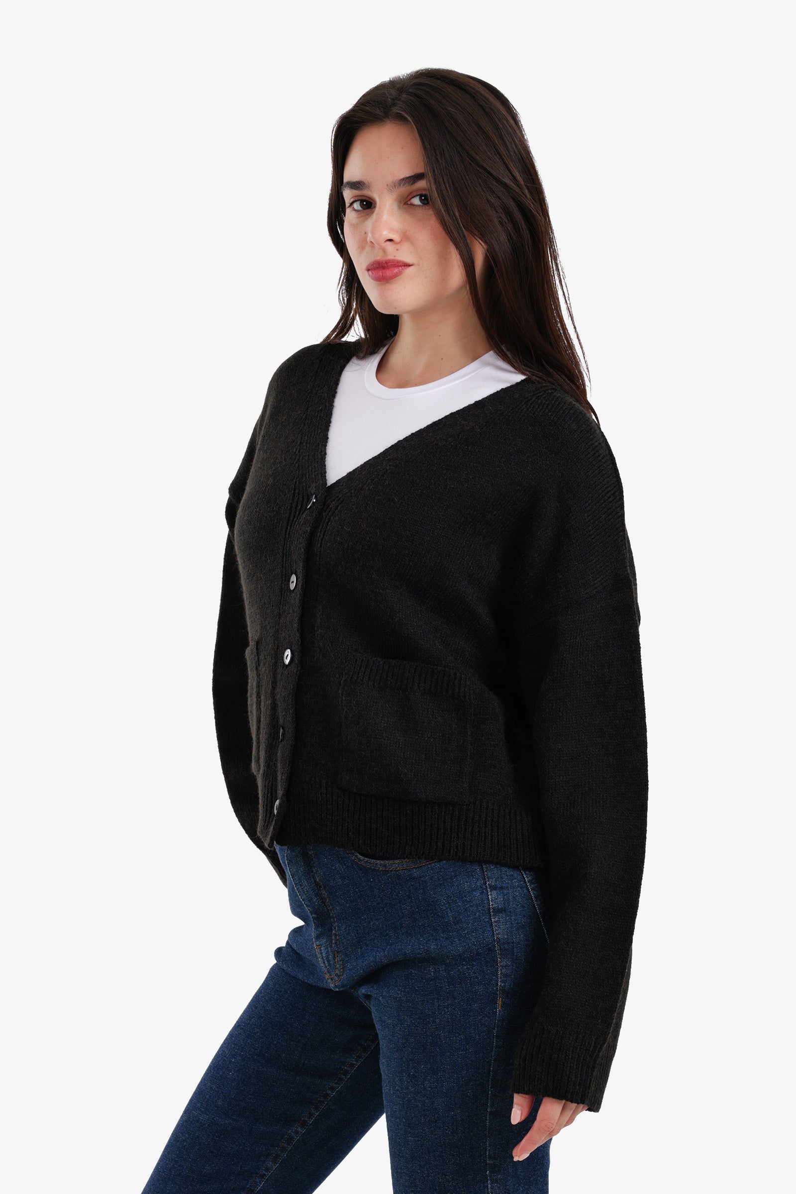 كارديجان بأزرار أمامية