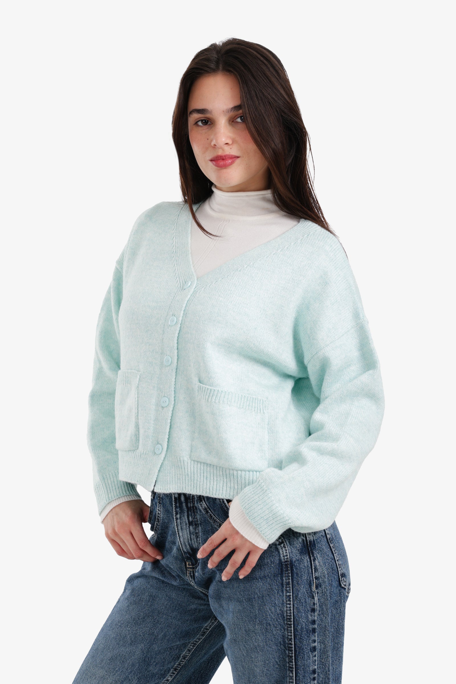 كارديجان بأزرار أمامية