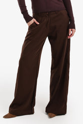 Wide-Leg Straight Cut Pants