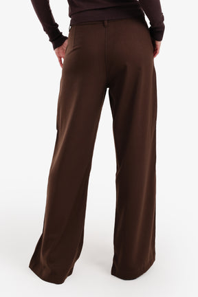 Wide-Leg Straight Cut Pants