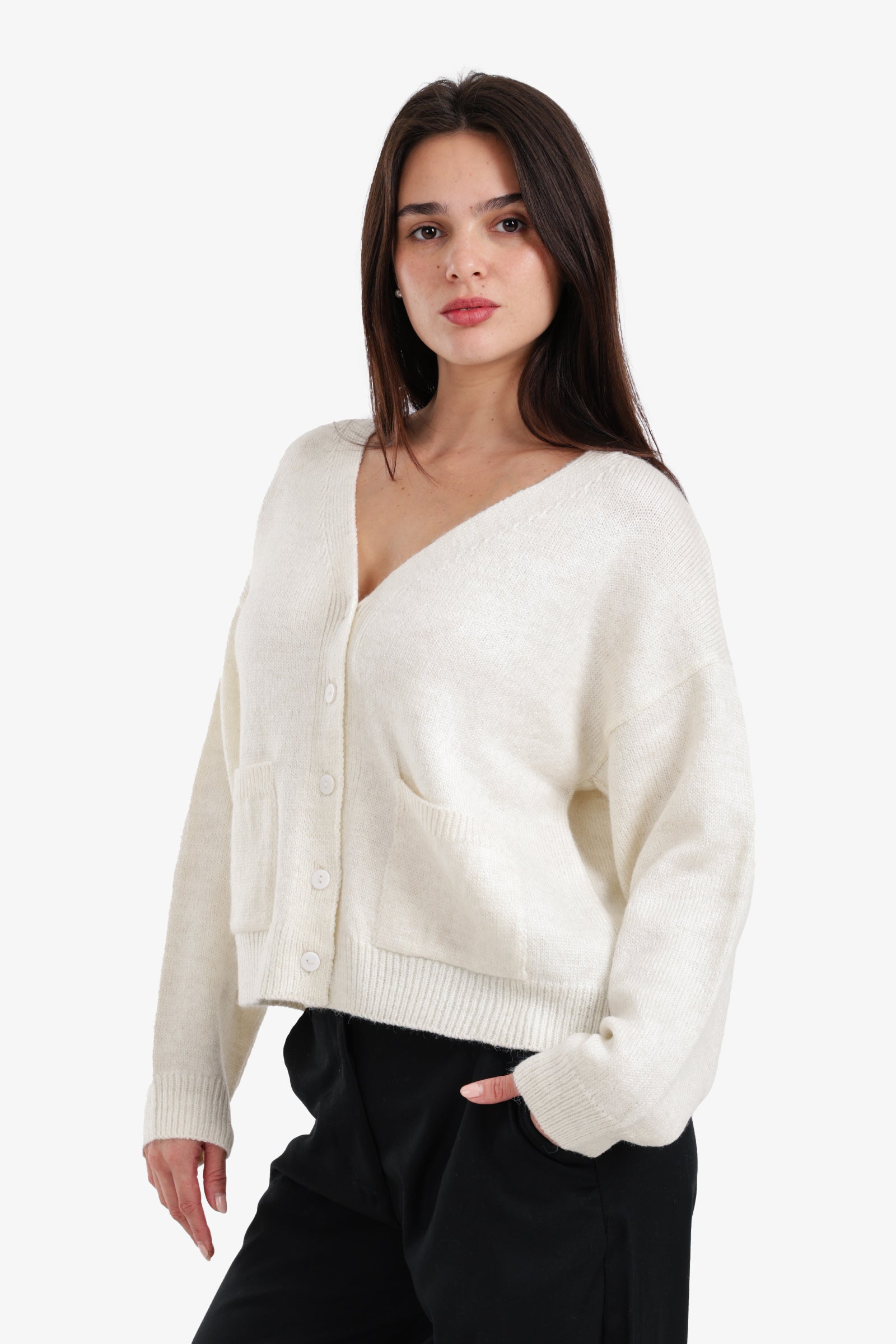 كارديجان بأزرار أمامية