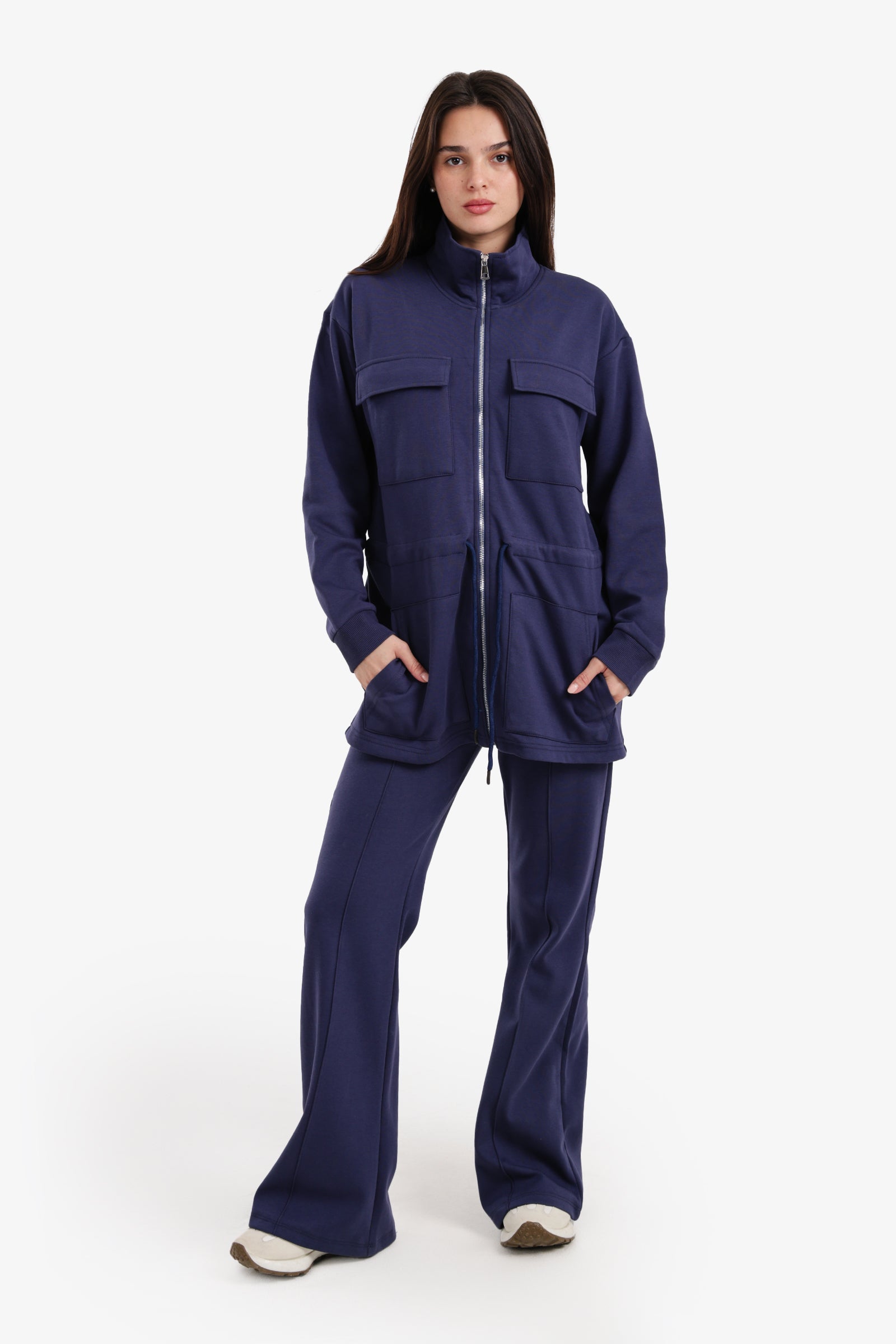 Utility-Pocket Lounge Jacket