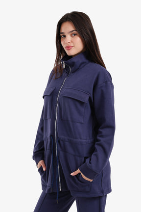 Utility-Pocket Lounge Jacket