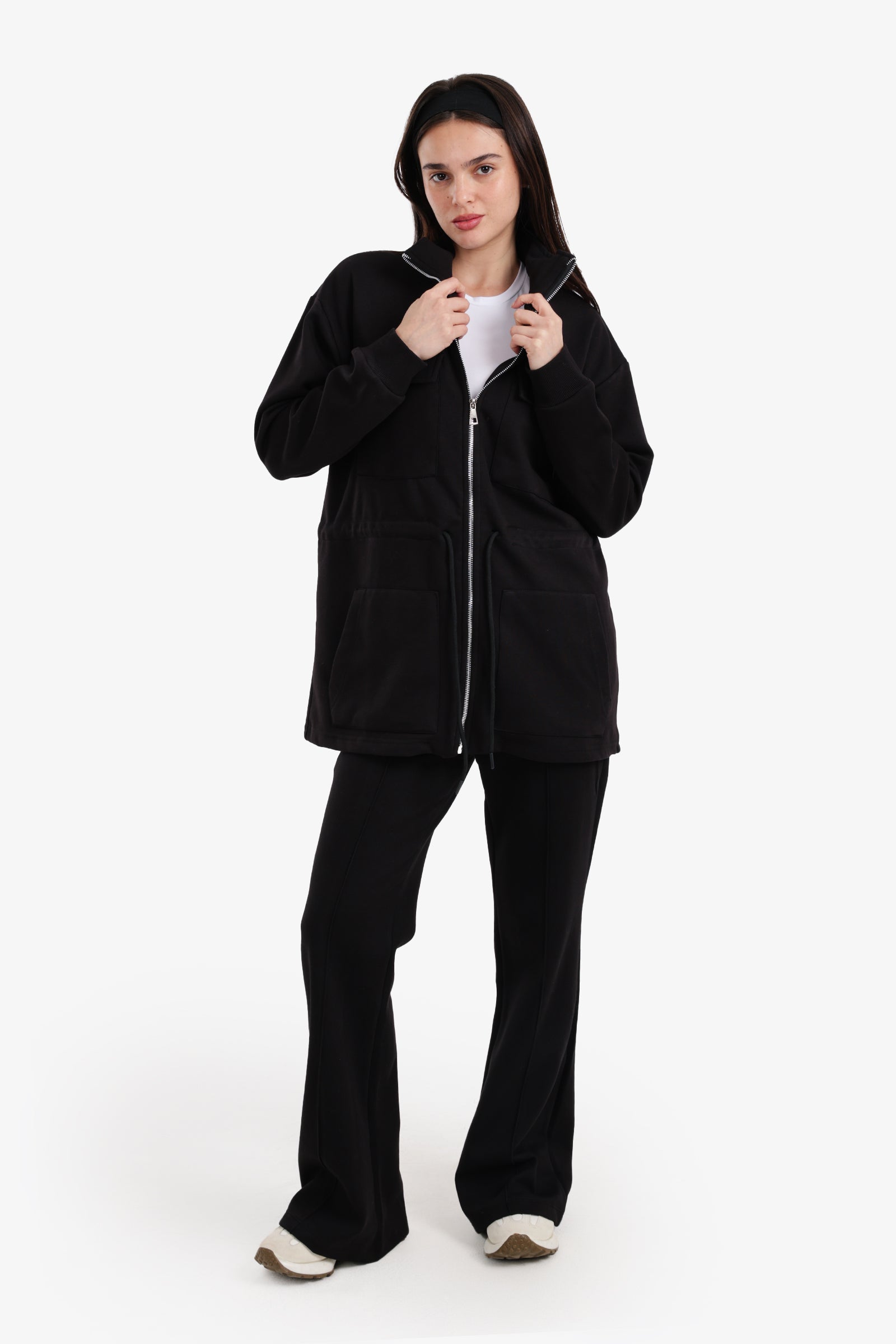 Utility-Pocket Lounge Jacket