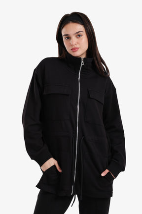 Utility-Pocket Lounge Jacket