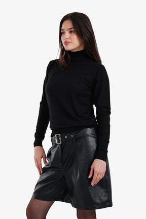 Slim Fit High Neck Pullover